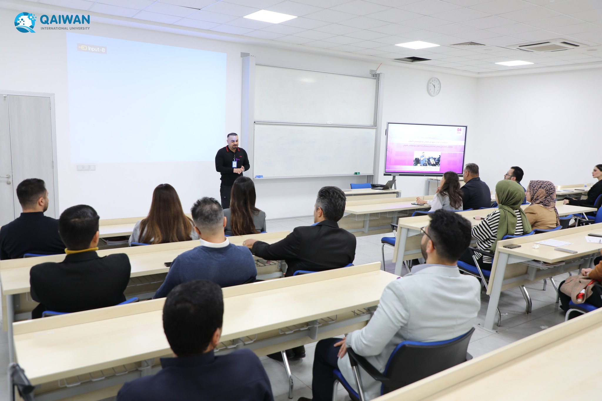 Mr. Sarko Rahim (founder of the Towards a New Life foundation), delivered a discourse on the living conditions of children with disabilities